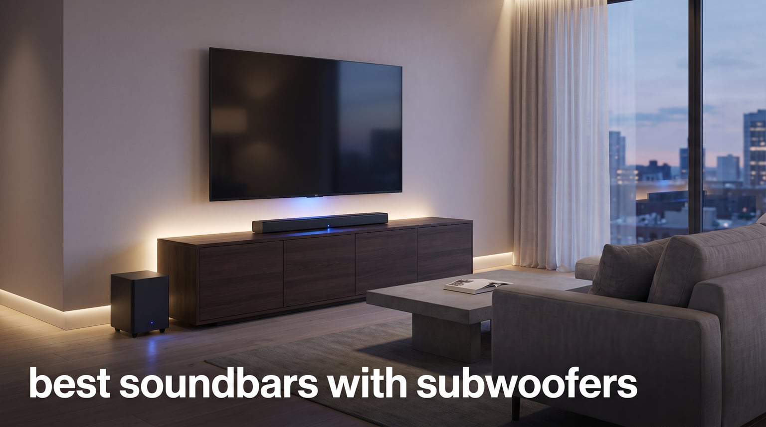 best soundbars with subwoofers