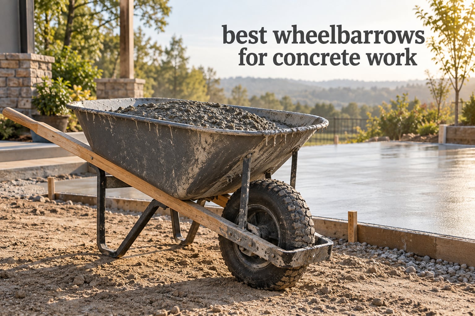 best wheelbarrows for concrete work