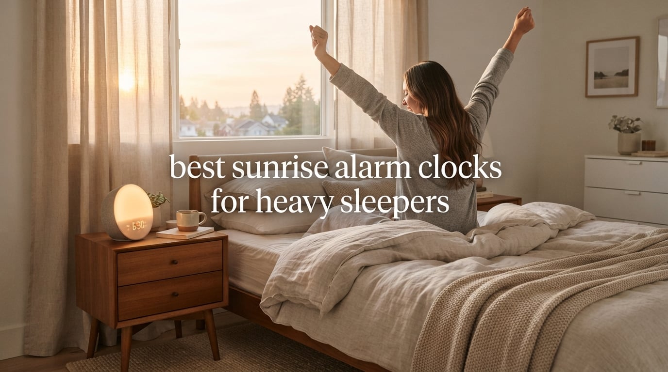 best sunrise alarm clocks for heavy sleepers